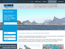 Tablet Screenshot of huber-technology.com.br